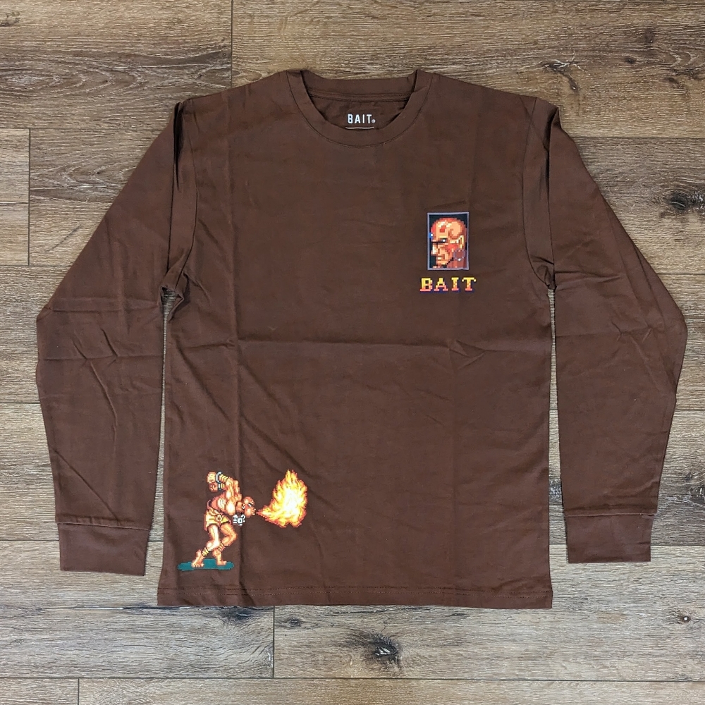 BAIT X Street Fighter Dhalsim longsleeve t-shirt - SIZE S
